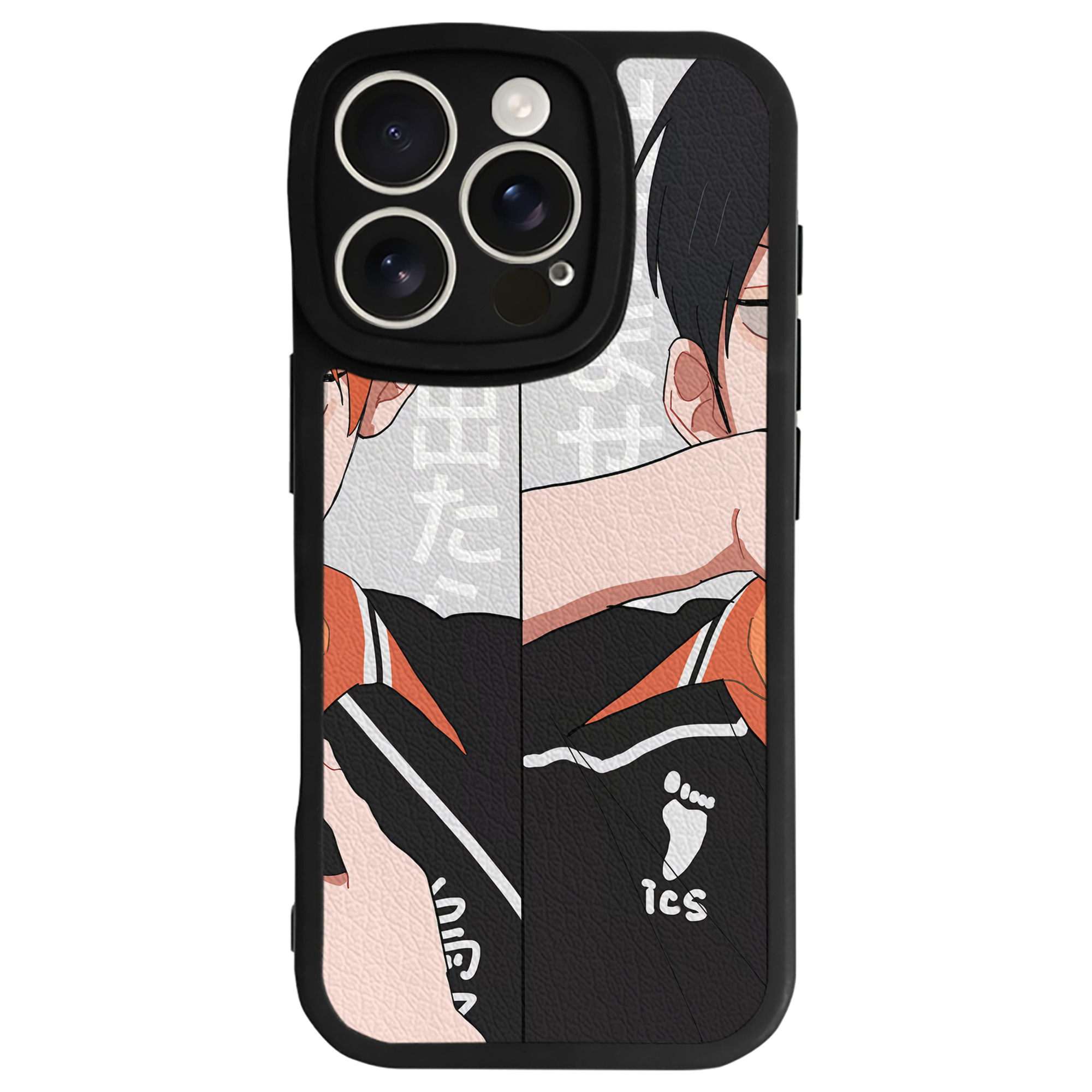 （画像用） ハイキュー!! Haikyu!! 【iPhone 16シリーズ対応】シリコンスマホケース（レザー調） 材質：シリコン